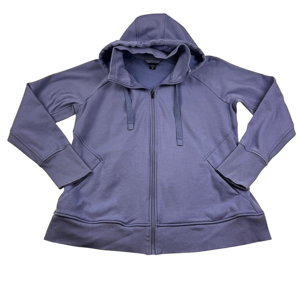 Athleta Lavender Triumph Activewear Athleisure Hoodie Zipper Jacket Women's 1X
